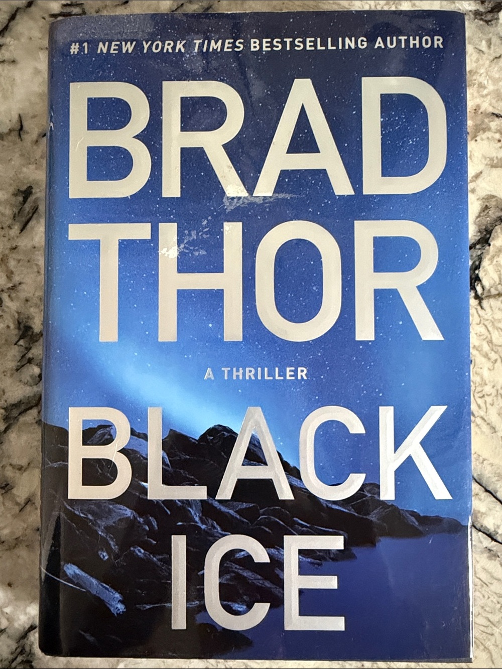 Black Ice Hardcover Thriller - Blue